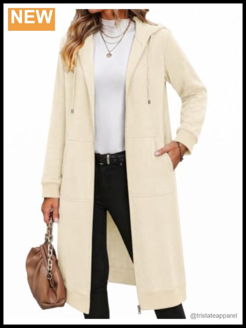 Zeagoo Women's Oversized Zip Up Fleece Hoodie Long Tunic Sweatshirt Jacket